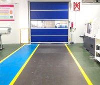 Puerta Rápida para Cuartos Limpios - Puerta Enrollable Rápida de PVC Hermética y Antipolvo para Uso Farmacéutico y de Laboratorio