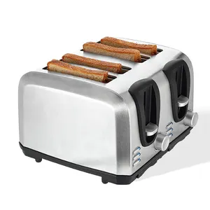 Everich电热水壶和烤面包机套装三明治面包烤面包机制造商4片烤面包机烤箱