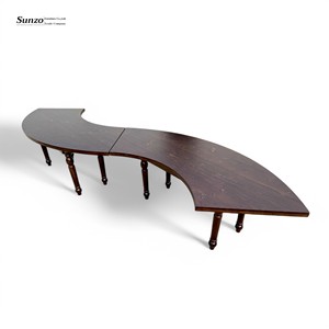 Phong cách hiện đại ngoài trời tổ chức sự kiện bảng lớn cong Serpentine thiết kế 30-người công suất cho đám cưới ăn uống cho khách sạn - Product Image 2