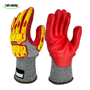 Guantes de Seguridad Industriales Resistentes a Cortes SONICE, Material TPR, Guantes de Impacto para Trabajos de Construcción en Campos Petroleros y Mecánica - Product Image 5