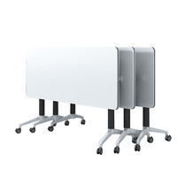 Bureau d'ordinateur pliable moderne portable table de salle de conférence pliable pour école mobile