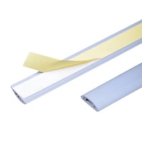 Gaine de protection pour câbles, canal de câbles en PVC demi-rond, gaine de câbles en PVC, canal de câbles