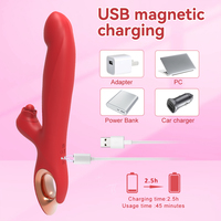 Vibrador Realista de Silicona con Movimiento Oscilante para Mujeres, Impermeable, Doble Dureza, con Estimulación del Punto G y del Clítoris, Juguetes para Adultos