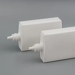 Custom 50ml Frosted Square Sunscreen <b>Bottle</b> Plastic <b>Squeeze</b> Lotion Cosmetic <b>Bottle</b> for Skincare Travel Packaging OEM ODM - Product Image 5