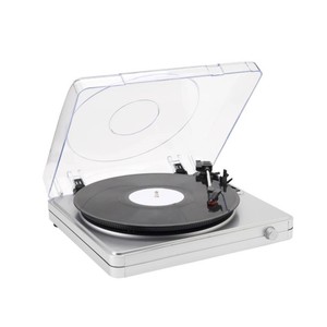 Vente en gros de tourne-disque <span class=keywords><strong>vinyle</strong></span> minimaliste avec couvercle anti-poussière transparent, tourne-disque 33/45/78 tours, enregistrement USB en option - Product Image 1