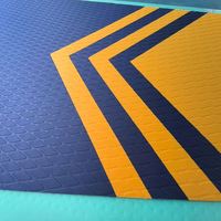 Planche de wakeboard gonflable de 305 cm, SUP personnalisé, fabriqué en Chine, EVA stable, Hisea pour adultes de grande taille
