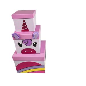 Juego de <span class=keywords><strong>caja</strong></span> de juguetes ecológica <span class=keywords><strong>para</strong></span> niños con patrón de Pony Rosa personalizado, Impresión de lámina de oro offset de cartón <span class=keywords><strong>para</strong></span> almacenar <span class=keywords><strong>condones</strong></span> UV - Product Image 4