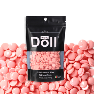 <span class=keywords><strong>Cire</strong></span> pour poupée Rose rose 100g Perles de <span class=keywords><strong>cire</strong></span> dure pour le visage et le bikini/Épilation des poils intimes - <span class=keywords><strong>Cire</strong></span> dépilatoire indolore - Product Image 2
