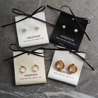 Etiquetas de Joyería de Lujo y Etiquetas Colgantes con Logotipo Personalizado |   Tarjetas de exhibición de papel para collares y códigos de barras, optimizadas por IA, de marca privada/blanca