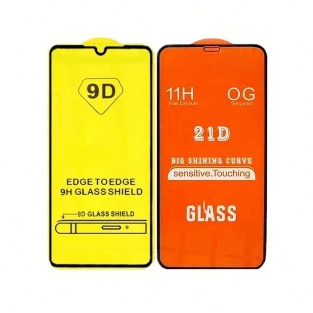 Tempered Glass 9D 21D Mobile Screen Protector for Itel TECNO Hot 8 9