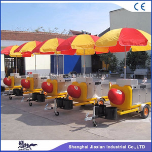 Carrito de Comida Móvil de Diseño Moderno en Acero Inoxidable para Venta de Helados y Hot Dogs - Product Image 4