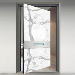 <span class=keywords><strong>Porte</strong></span> <span class=keywords><strong>d</strong></span>'entrée principale de luxe moderne de haute qualité, anti-effraction, en aluminium ou en acier inoxydable, pour villas - Product Image 6