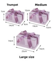 Luxuriöse Geschenkbox-Verpackung Hochzeits-Karton-Geschenkbox Wiederverwendbare Runde Parfüm-Papierverpackung mit Band und Deckel Geschenkbox