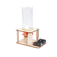 Kit scientifique en bois sur le flux d'air, boule flottante, démonstrateur du principe de Bernoulli, jouet éducatif avec ventilateur pour enfants et adolescents