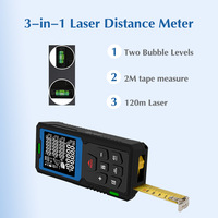 Télémètre laser avec ruban à mesurer, haute précision, fabriqué en Chine, outil pratique pour la mesure des pièces, KL06