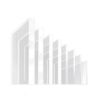 Plaque en acrylique coulé transparent 1220x2440mm pour fabricants avec service de découpe