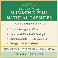 Capsules Minceur Plus pour la Gestion du Poids avec Extrait d'Herbes pour Adultes - Sans Gluten et Soutien Immunitaire