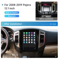 Radio Estéreo para Auto de 12.1 Pulgadas con GPS y Navegación para Mitsubishi Pajero Shogun Montero 2008-2019, Android CarPlay, WiFi, Mirror Link