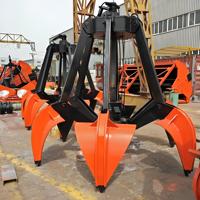 Nouvelle pelle hydraulique à grappin pour pierres avec roulement à billes, pour la récupération de métaux, grappin à écorces d'orange, 420 kg
