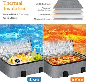 Sac isotherme portable pour plats chauds ou froids – Sac repas isotherme ou glacière - Product Image 5
