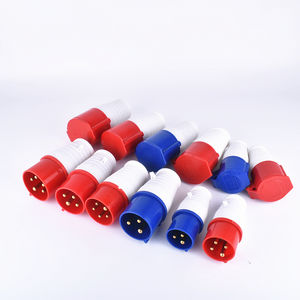 Prise d'aviation industrielle connecteur de prise antidéflagrant <span class=keywords><strong>triphasé</strong></span> 3PIN4PIN 5 trous 16A/32A connexion mâle/femelle étanche - Product Image 2