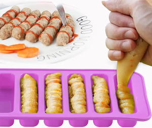 Silicone Finger Shaped <b>Cookie</b> Mold 10 Cavity Chocolate Ice Cube Tray Jelly Cake Candy Baking <b>Tools</b> - Product Image 2