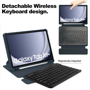 [Étui pour <span class=keywords><strong>Samsung</strong></span> <span class=keywords><strong>Tab</strong></span> A9] Étui pour <span class=keywords><strong>tablette</strong></span> magnétique avec clavier sans fil pour <span class=keywords><strong>Samsung</strong></span> <span class=keywords><strong>Galaxy</strong></span> <span class=keywords><strong>Tab</strong></span> A9 Plus 11 pouces avec emplacement pour stylet - Product Image 6