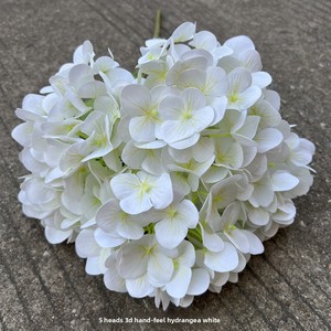 Fleur artificielle blanche en gros pour mariage, photographie extérieure et décoration intérieure - Product Image 1