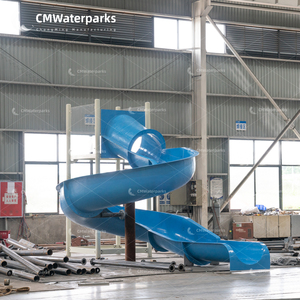 High Quality Fiberglass Slide Water Park Equipment Pool Slide for Kids - Product Image 3