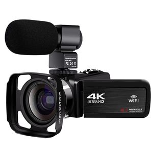 Nieuw Product Digitale Video Camcorder Voor Youtube 4K 48mp Touchscreen Wecam Nachtzicht Hd Recorder Wifi Ingebouwd Vullicht - Product Image 4