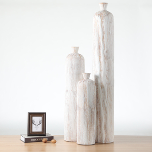 Wholesale Luxury White <strong>Flower</strong> <strong>Vase</strong> Home Decoration Floor <strong>Vase</strong> for Wedding - Product Image 1