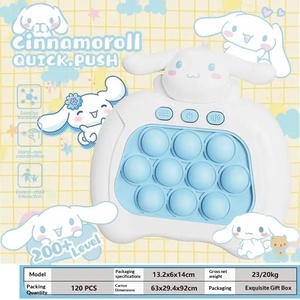 Machine de jeu rapide anti-stress pour enfants, version chinois-anglais, en plastique, à base de rythme, défi Whack-a-mole - Product Image 2