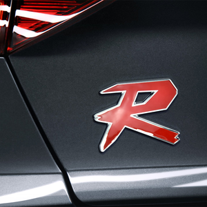 Adesivo 3D in Resina Epossidica con Lettera R Rossa per Auto, Logo per Carrozzeria <span class=keywords><strong>HONDA</strong></span> <span class=keywords><strong>Civic</strong></span> Fit - Product Image 6