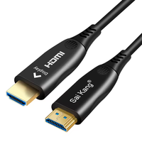 Câble à fibre optique blindé HD AOC 4K 60Hz HDMI2.0b 18Gbps HDR10 ARC HDCP2.2 Slim Flexible pour projecteur HDTV 4k
