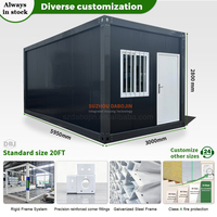 Bureau préfabriqué moderne en kit, conteneur de chantier à montage rapide