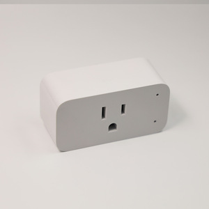 Smart Wi-Fi Enabled <b>Plug</b> <b>With</b> 1 Outlet 120V 15A Plastic Minimalist Design For Home Automation Wall <b>Switches</b> - Product Image 3