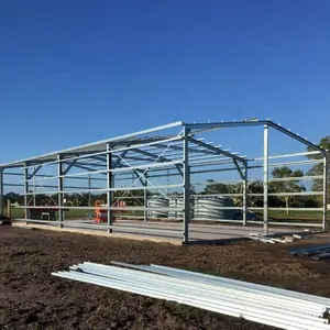 Estrutura de aço de calibre de luz de enquadramento, casa profissional/fábrica/sombra de desenho de aço pendurar projetos industrial de baixo custo