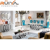 Table console de luxe avec miroirs, ensemble de table assortie, nouveau modèle 2022