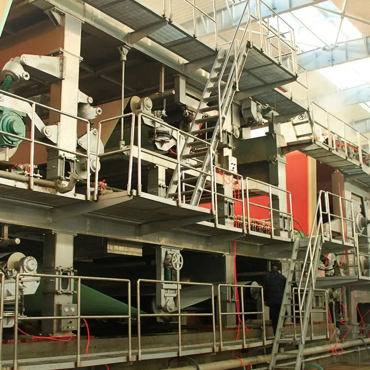 중국 공급 업체 120 톤 플루트 종이 공장 생산 라인 제지 공장
