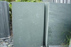 Pierre d'ardoise verte naturelle, tuiles de toiture pour maison auto-construite, <span class=keywords><strong>prix</strong></span> de gros - Product Image 3
