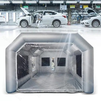 Cabine de peinture gonflable étanche, abri de voiture hermétique, tente de pulvérisation pour garage, double couture, installation facile, pompe à air électrique