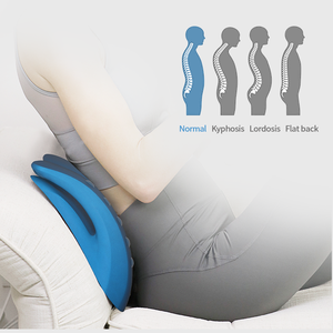Coussin de soutien lombaire en mousse PU, correcteur de posture, étireur lombaire, repose-nuque, oreiller de traction cervicale - Product Image 4
