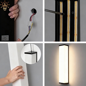Appliques murales extérieures modernes en aluminium LED IP65, éclairage mural extérieur, éclairage de façade de <span class=keywords><strong>maison</strong></span> extérieur pour jardin - Product Image 5