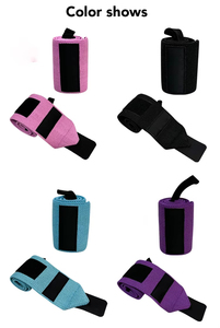 Bandes de poignet élastiques réglables <span class=keywords><strong>pour</strong></span> l'exercice physique, avec logo OEM, <span class=keywords><strong>pour</strong></span> la musculation, le powerlifting, la salle de sport, résistantes et robustes - Product Image 6