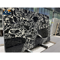 ZGSTONE Design moderne marbre naturel France Petit Antique dalle de marbre noir salon Design pour décoration panneau mural maison