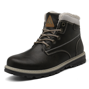 Botas de Nieve Unisex <span class=keywords><strong>Mishansha</strong></span> para Invierno, Cálidas, Impermeables, Antideslizantes, de Cuero Nubuck, con Entresuela de EVA y Forro de Piel - Product Image 3