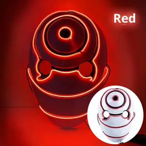 El Cold Light Halloween LED Masque Fantôme Lumineux Personnalisé Ninja <span class=keywords><strong>Obito</strong></span> Afei pour Festival Masquerade Party - Product Image 1