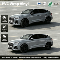 Film de protection PPF PET gris Nardo métallisé, effet changeant de couleur, finition brillante ou mate, anti-rayures, 400 couleurs, autocollants pour voiture, films vinyle pour carrosserie
