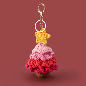 Handmade Christmas <b>Tree</b> Keychain & Bag Pendant Small Gift for Classmates and Colleagues Model TSLZ-20221390 - Product Image 6