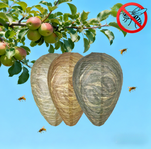 Trampas para Avispas de Papel Artificial Ecológicas e Impermeables, No Tóxicas, Colgantes, Disuasivas para un Control Efectivo de Abejas en Jardines - Product Image 1